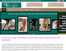 Tablet Screenshot of advancedveincare.com
